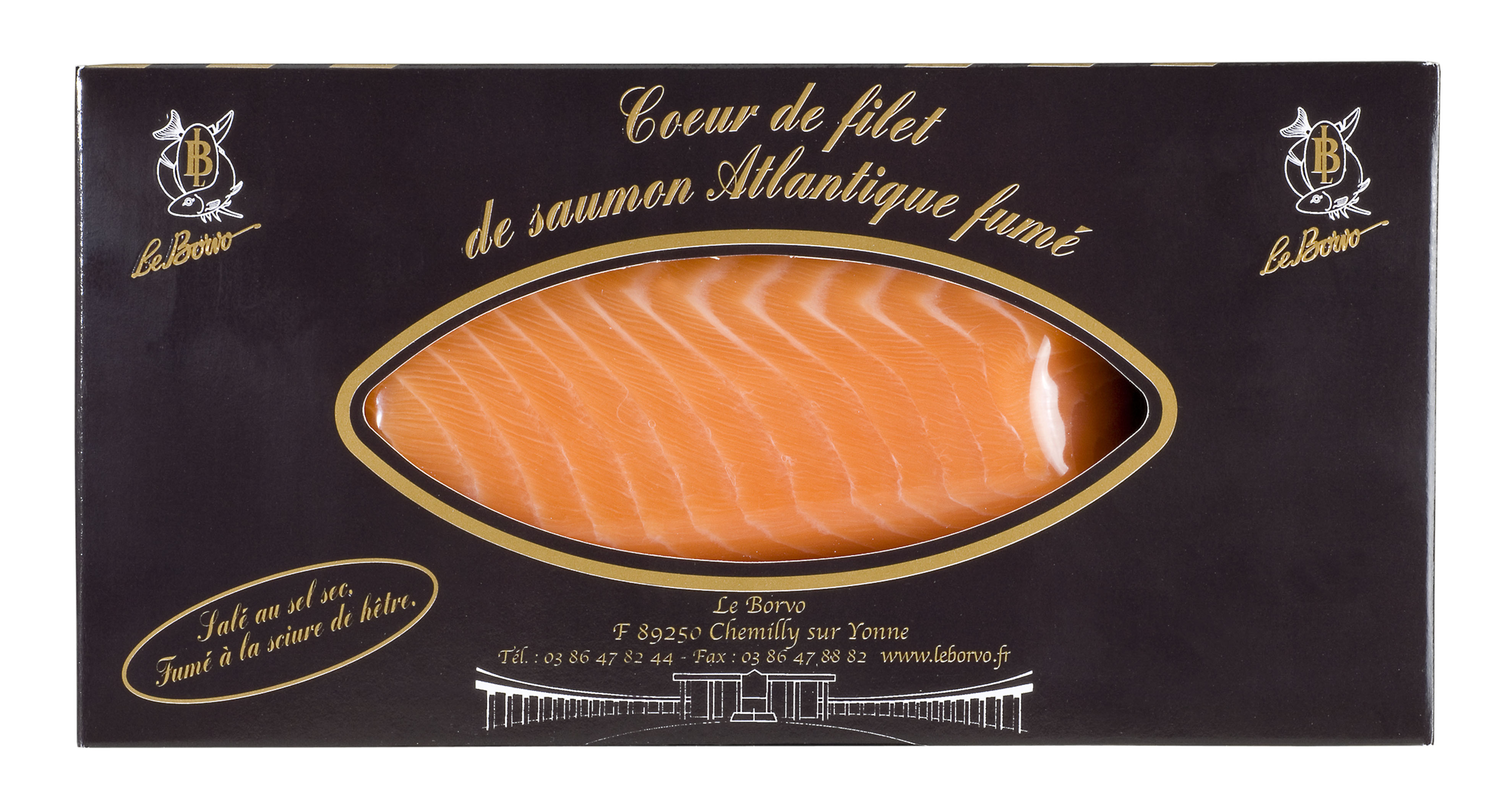 COEUR DE FILET 200G SAUMON FUMÉ ORIGINE NORVÈGE